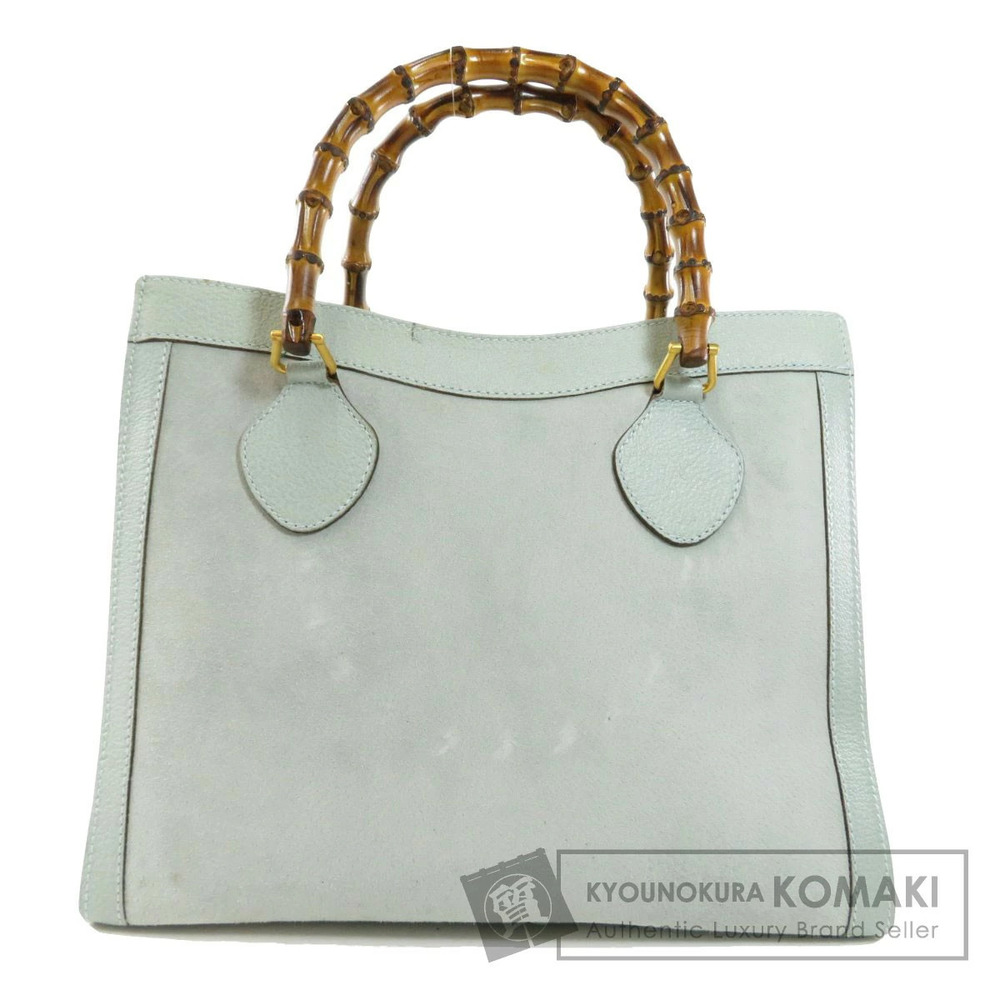 Gucci Bamboo Bag Tote Suede